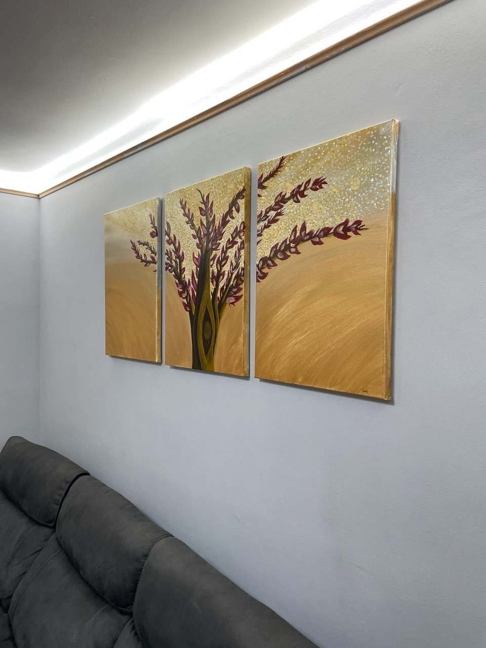 ציור של DNJ Studio בבית של לקוחה